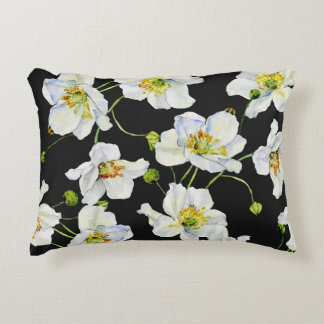 Coussins Décoratifs Fleurs chamomiles : Motif d'illustration aquarelle