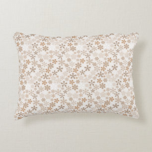 Coussins Décoratifs Fleurs de marguerite beige esthétique florale Dits