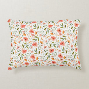 Coussins Décoratifs Fleurs de pêche au printemps gaies