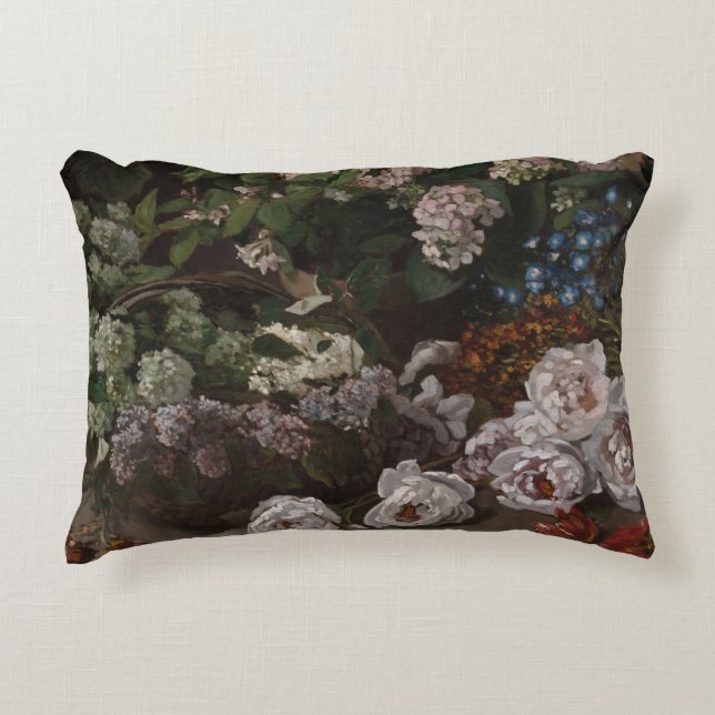 Coussins Décoratifs Fleurs de printemps - Claude Monet (Devant)