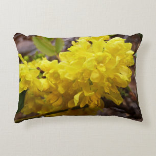 Coussins Décoratifs Fleurs de raisins de l'Oregon Fleurs sauvages jaun