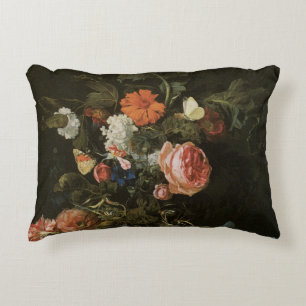Coussins Décoratifs Fleurs de vase de nature morte florale, baroque vi