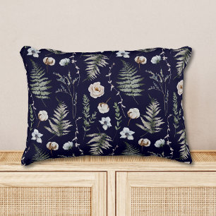 Coussins Décoratifs Fleurs et feuilles de fougère Forêt Florale Botani