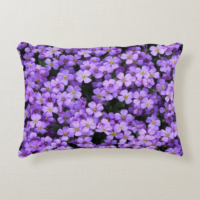 Coussins Décoratifs Fleurs violettes (Devant)