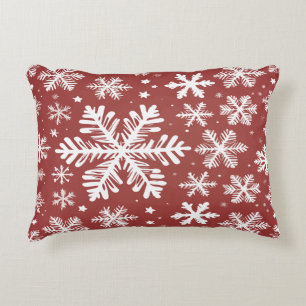 Coussins Décoratifs Flocons de neige 