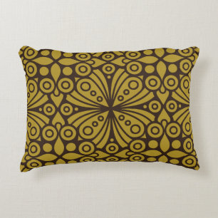 Coussins Décoratifs Floral Indien Motif Layeredabstract, art, maison d