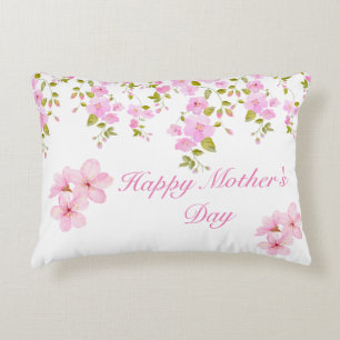 Coussins Décoratifs Floral rose cerisier sur mesure