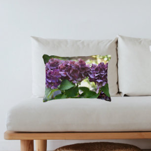 Coussins Décoratifs Floral Violet rouge Hydrangea