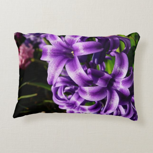 Coussins Décoratifs Flore de printemps Blue Hyacinth II (Dos)
