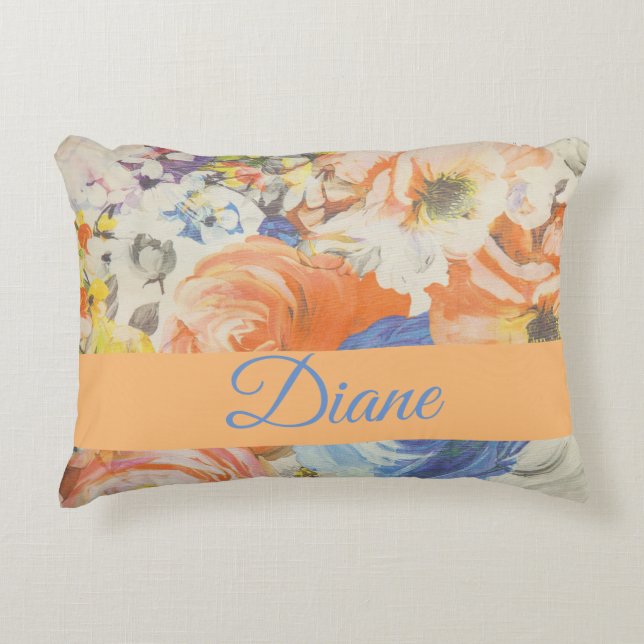 Coussins Décoratifs Flore printanière (Devant)