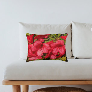 Coussins Décoratifs Flore rouge Rhododendron