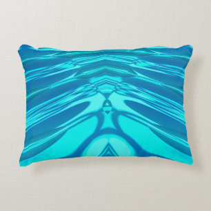 Coussins Décoratifs ~ FLOSS BLEU ~ Dessin Fractal ~