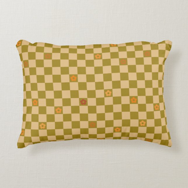 Coussins Décoratifs Flowe Checkered Pattern - No. 02 (Devant)