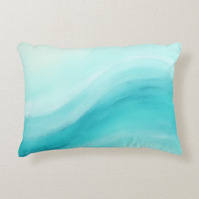 Coussins Décoratifs Flux Aqua (Devant)