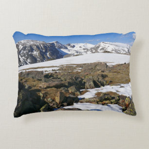 Coussins Décoratifs Fonte de neige dans les montagnes Rocheuses