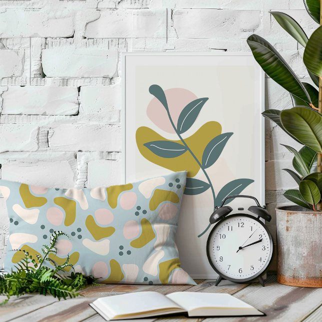 Coussins Décoratifs Formes et points pastel (Créateur téléchargé)