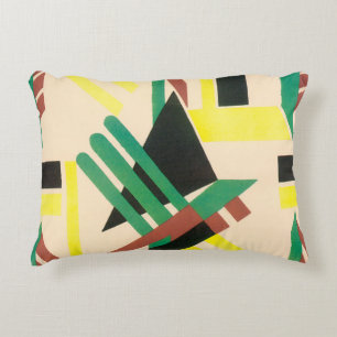 Coussins Décoratifs Formes géométriques Art Déco Pochoir Jazz vintage