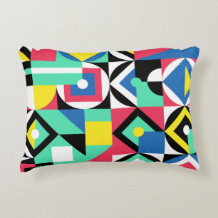 Coussins Décoratifs Formes géométriques colorées Ornement décoratif
