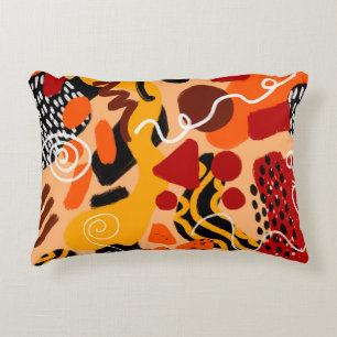 Coussins Décoratifs Formes géométriques de dessin à la main Abstraites