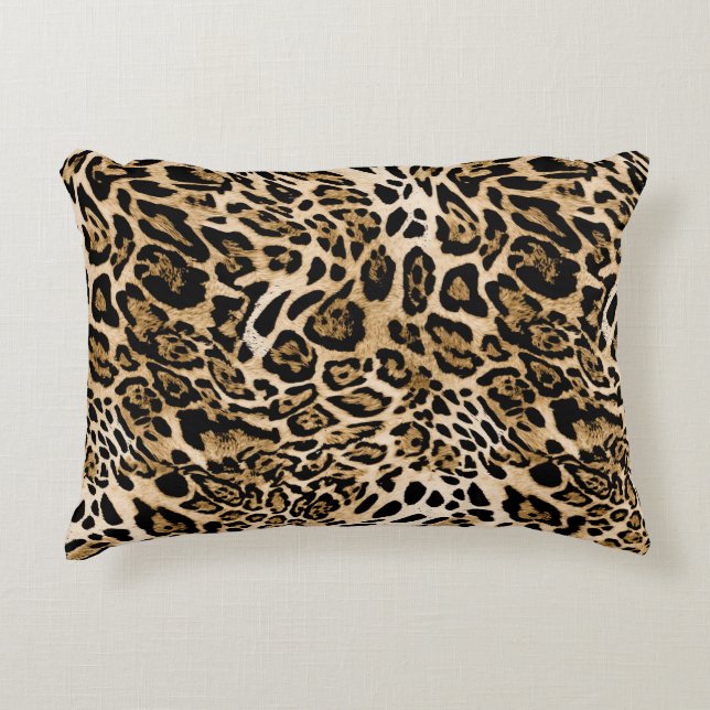 Coussins Décoratifs Fourrure de léopard d'Afrique : Texture d'animal s (Devant)