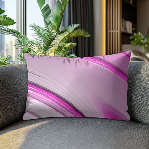 Coussins Décoratifs Fractale Abstrait Rose Moderne