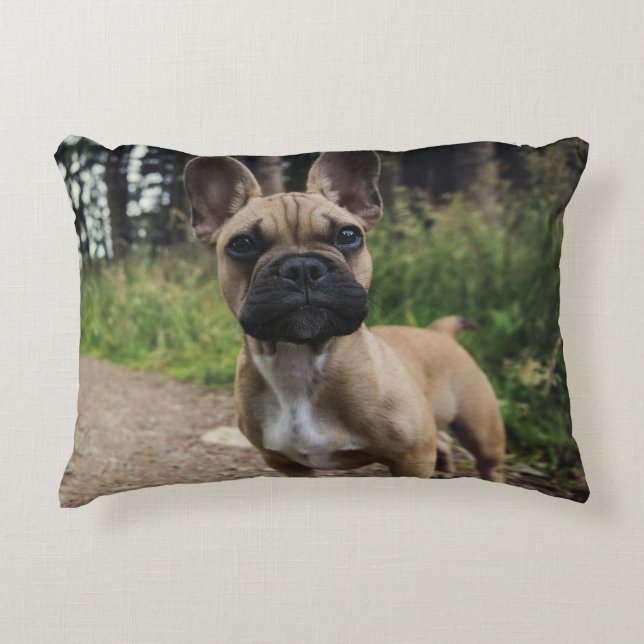 Coussins Décoratifs French Bulldog Throw Pillow (Devant)
