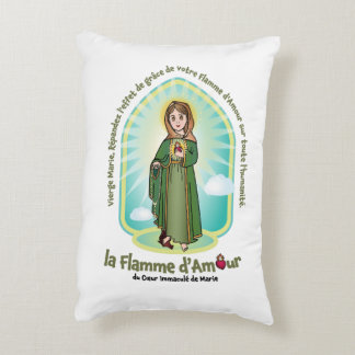 Coussins Décoratifs French WHT Bg Kids FOL Mary Icon + Unity Prayer 