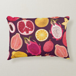 Coussins Décoratifs Fruit exotique : coloré sans soudure motif