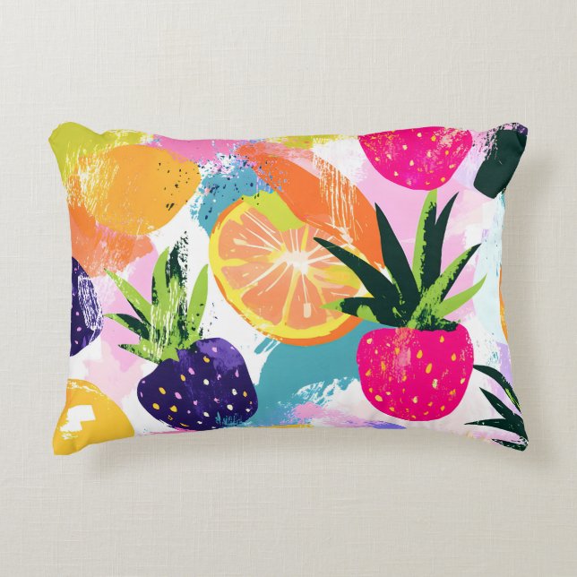 Coussins Décoratifs Fruit tropical d'été Fiesta (Devant)