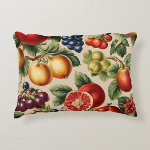 Coussins Décoratifs Fruits et Fleurs du Luxe Jardin Italien