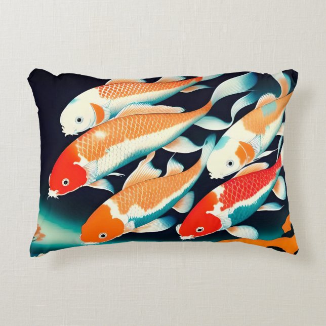 COUSSINS DÉCORATIFS GASP DE KOI (Devant)