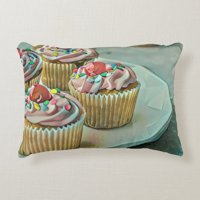 Coussins Décoratifs Gâteau à la crème glacée (Devant)