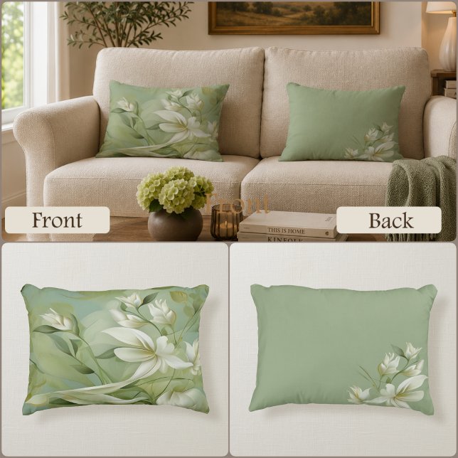 Coussins Décoratifs Gens du miroir (Mirror People Accent Pillow
(Front and Back))
