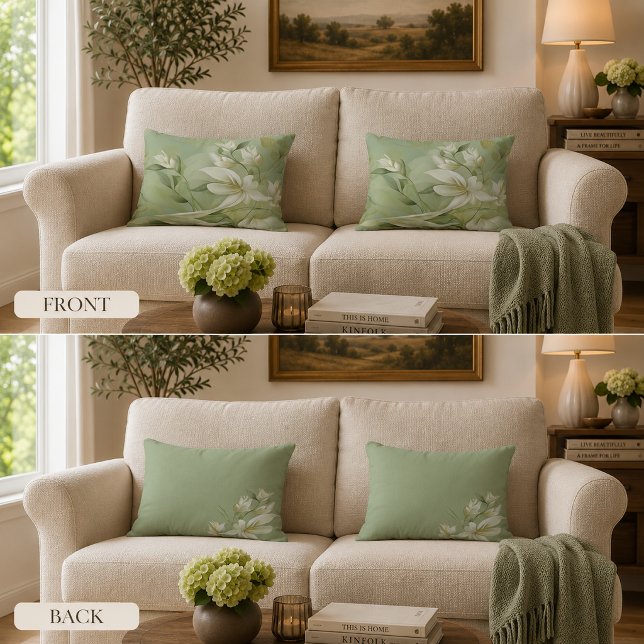 Coussins Décoratifs Gens du miroir (Mirror People Accent Pillow
(Front and Back))