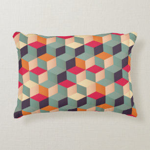 Coussins Décoratifs Geometric seamless pattern with colorful squares i