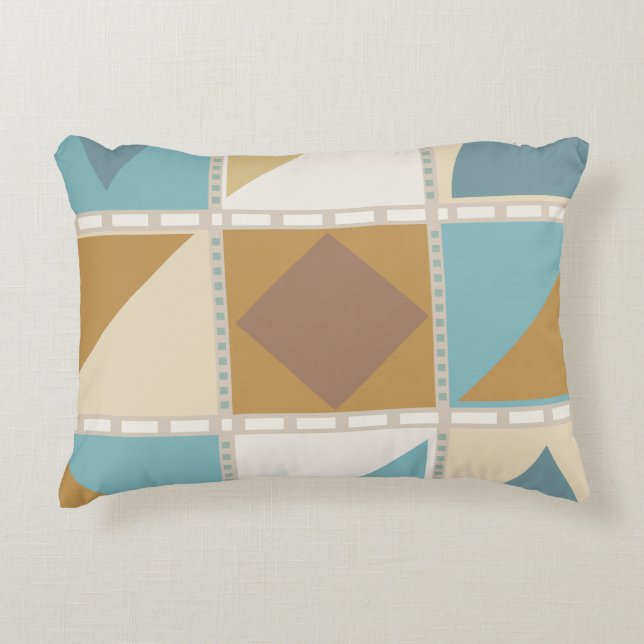 Coussins Décoratifs Géométrie Côtière (Devant)