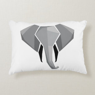 Coussins Décoratifs Géométrie Tête d'éléphant