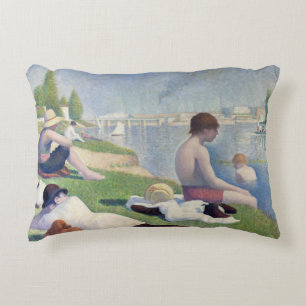 Coussins Décoratifs Georges Seurat - Baigneurs à Asnières