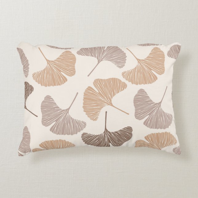 Coussins Décoratifs Ginkgo biloba : design transparent sec. (Devant)