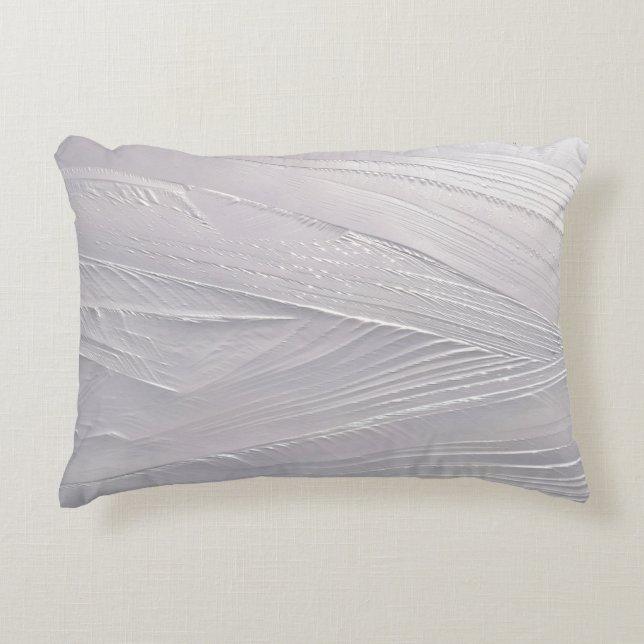 Coussins Décoratifs Glace blanc neige hiver (Devant)