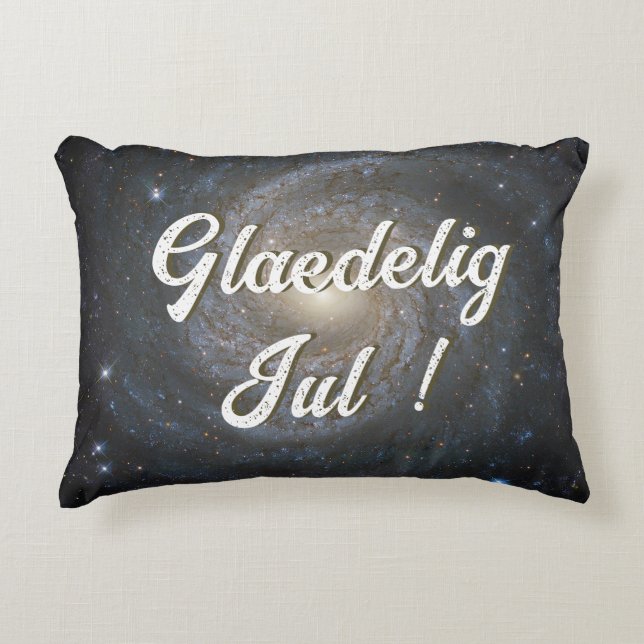 Coussins Décoratifs Glæ delig Jul | Joyeux Noël en danois (Devant)