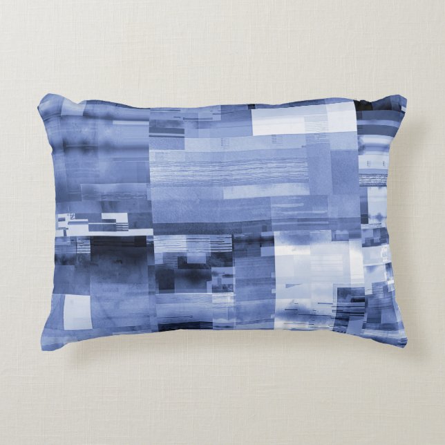 Coussins Décoratifs Glitch abstract gamer pattern (Devant)