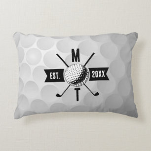 Coussins Décoratifs Golf Ball Texture & Club Premier Monogramme