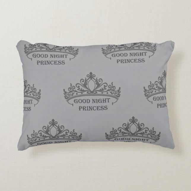 Coussins Décoratifs Good night princess Accent Pillow (Devant)