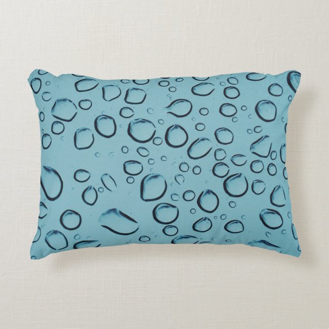 Coussins Décoratifs gouttelettes d'eau (Devant)