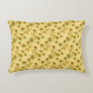 Coussins Décoratifs Grand motif de tournesols