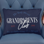 Coussins Décoratifs Grand-parents Club Nautique C'est un mode de vie a<br><div class="desc">Un cadeau amusant et chaleureux pour les meilleurs grands-parents du monde! Célébrez la joie des grands-parents avec notre coussin d'accent "Vraiment Bénie Grand-Parents Club" pour la tanière, votre bateau, le camping, etc. Personnalisé avec l'année établie et conçu pour ceux qui savent que passer du temps avec leurs petits-enfants est bien...</div>