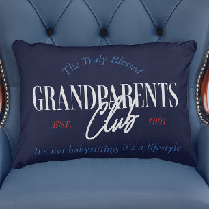 Coussins Décoratifs Grand-parents Club Nautique C'est un mode de vie a
