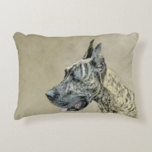 Coussins Décoratifs Grande Danse (Brindle) Peinture - Art Chien origin