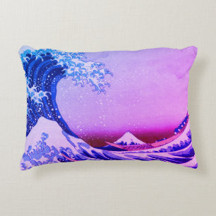 Coussins Décoratifs Grande vague au large de Kanagawa & Art japonais /